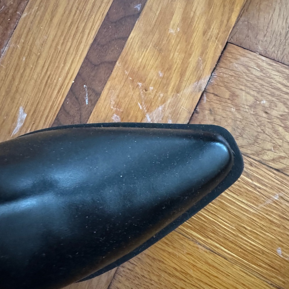 H&M Tall Black Pointed-Toe Heeled Boots - Picture 5 of 5